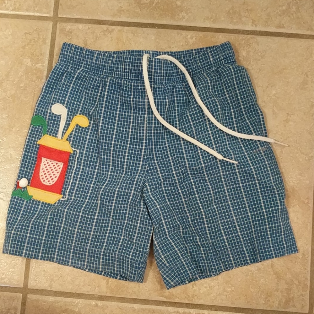Boys Golf swim trunks from Saks Fifth Avenue